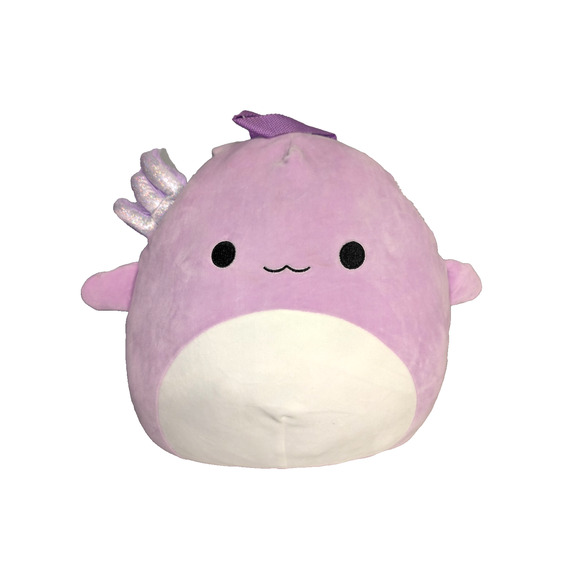 Squishmallows Monica the Axolotl Backpack 12" Stuffed Plush - Picture 5 of 8